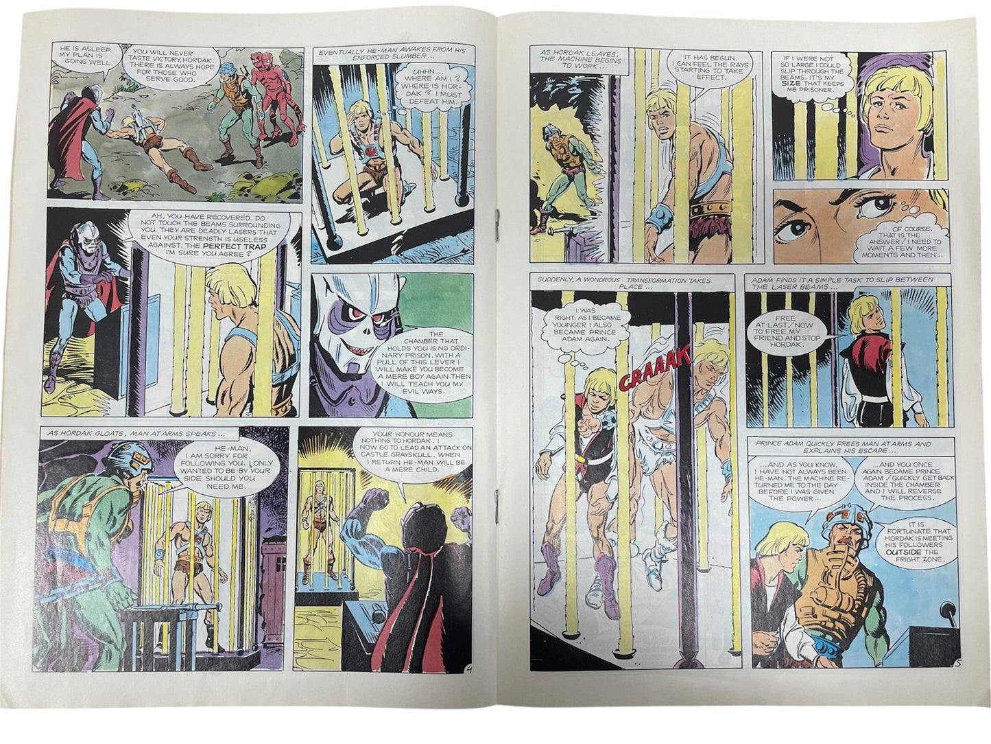 Vintage Mattel 1986 - Masters Of The Universe Comic Issue No. 17 1986 - Ultra Rare Copy In Fantastic Condition - Ex Shop Stock (6.0 Grade)