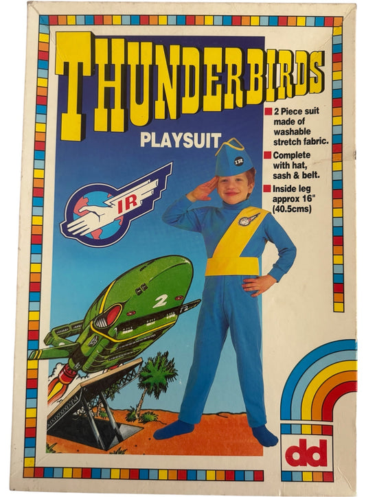 Vintage Dekkertoys 1992 Gerry Andersons Thunderbirds&nbsp; International Rescue Playsuit Aged 4+ - Ex Shop Stock