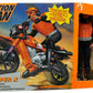 Vintage 1996 Action Man SUPER X DIRT BIKE Motocross Set - Rare Shop Counter Display Condition!