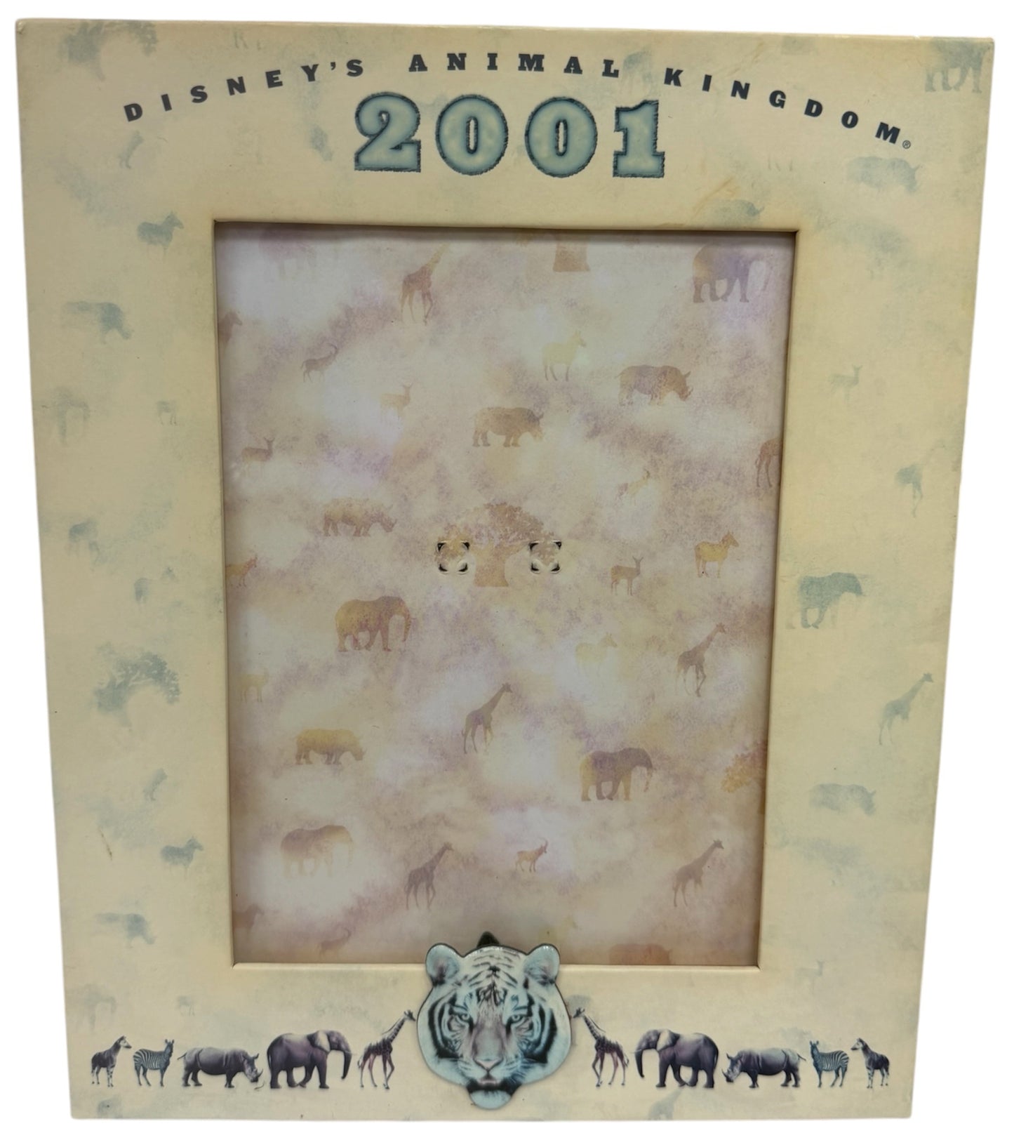 Vintage 2001 Walt Disney World Exclusive - Disney's Animal Kingdom 2001 Photo Picture Frame - Very Very Rare