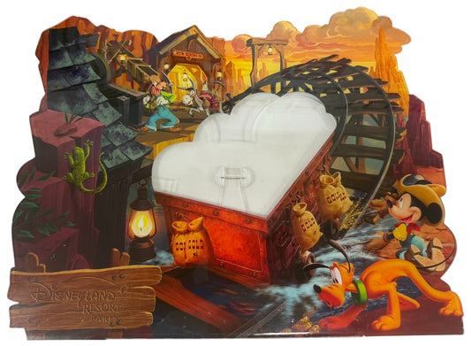 Vintage 2005 Disneyland Resort Paris Exclusive - Big Thunder Mountain Photo Picture Frame - Very Rare