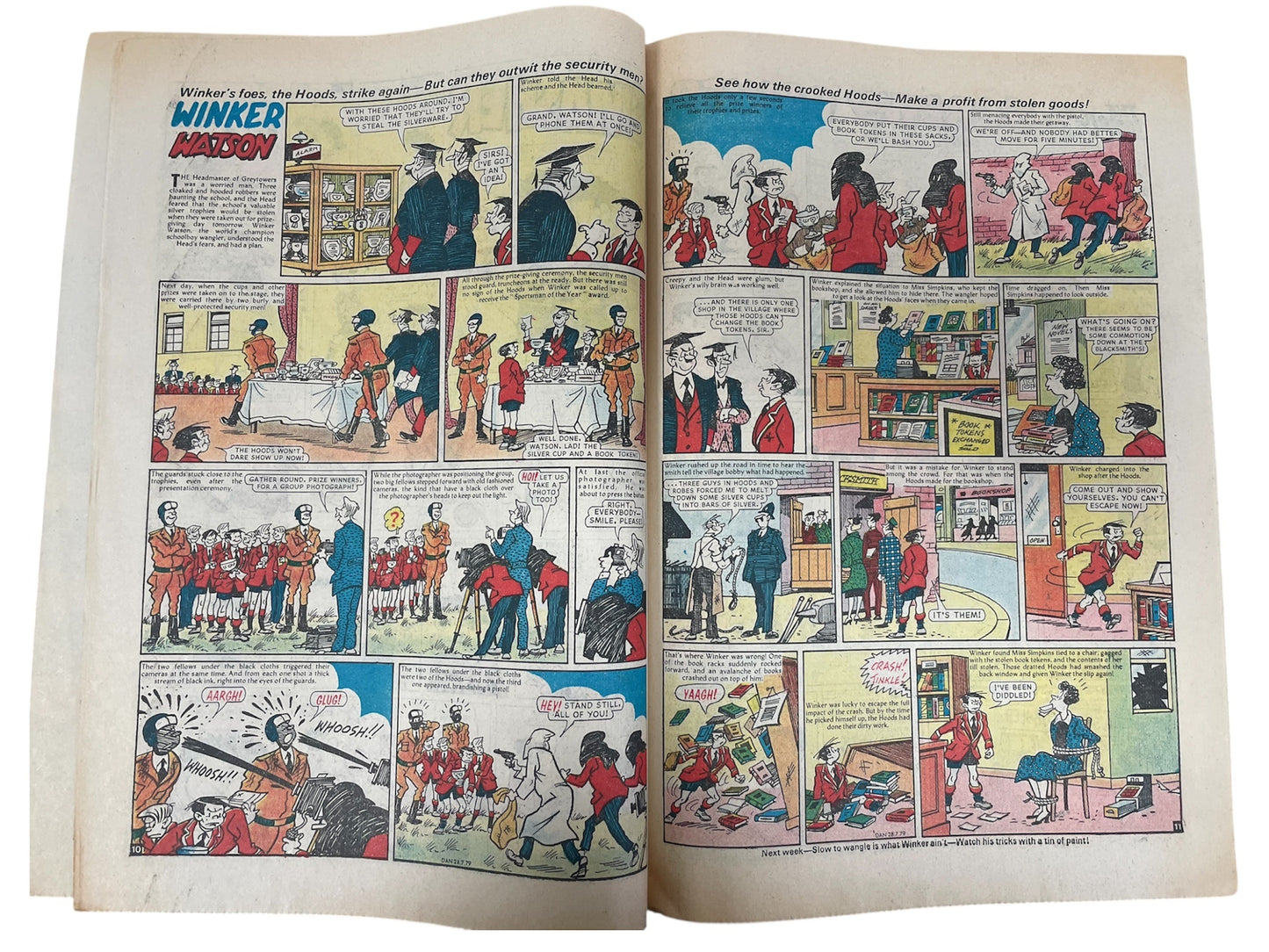 Vintage 1979 The Dandy Weekly Boys And Girls Comic Issue No. 1966 July 28th 1979 By D C Thompson &amp; Co (3.5 Grade) - Ex Shop Stock