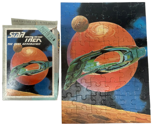 Vintage King 1993 Star Trek The Next Generation The Romulan Warbird 54 Piece Jigsaw Puzzle - Ex Shop Stock.