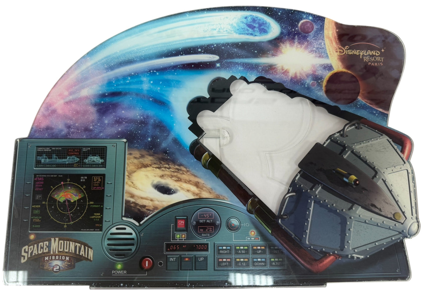 Vintage 2005 Disneyland Resort Paris Exclusive - Space Mountain Mission 2 Photo Picture Frame - Very Very Rare