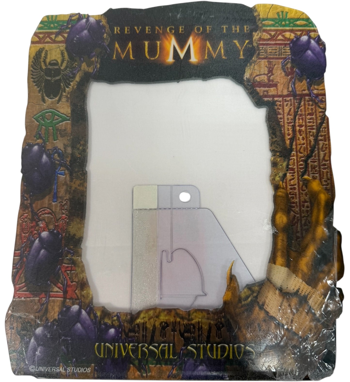 Vintage 2004 Universal Studios Revenge Of The Mummy Ride Photo Picture Frame - Very Very Rare.