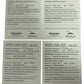 Vintage 2009 RMS Titanic Inc - R.M.S Titanic Ocean Liner - White Star Line Replica Boarding Pass Set Of 4 - Brand New Ex Shop Stock