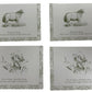 Vintage 2001 Walt Disney Worlds The Grand Floridian Hotel Housekeeping Turn Down Service Cards - Set Of 4 - Mint Condition