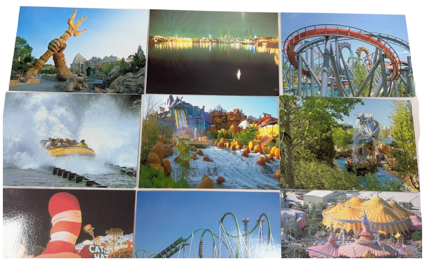 Vintage 1999 Universal Studios Islands Of Adventure Postcard Collection - Set Of 12 Post Cards - Mint In Pack