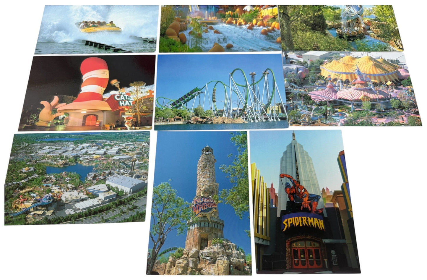 Vintage 1999 Universal Studios Islands Of Adventure Postcard Collection - Set Of 12 Post Cards - Mint In Pack