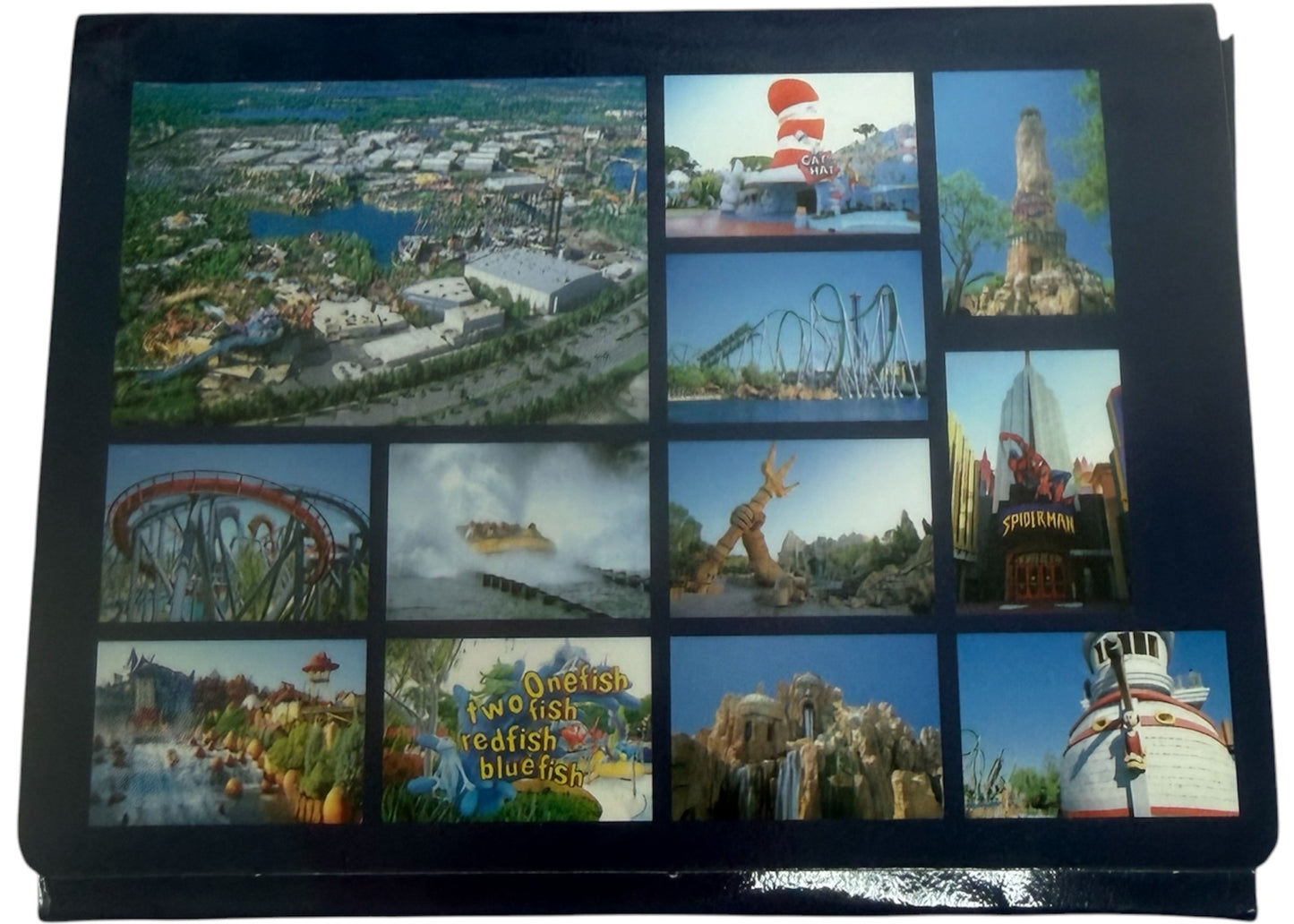 Vintage 2004 Universal Studios Islands Of Adventure Theme Park - Set Of 12 Mini Collector Cards - Mint In Pack