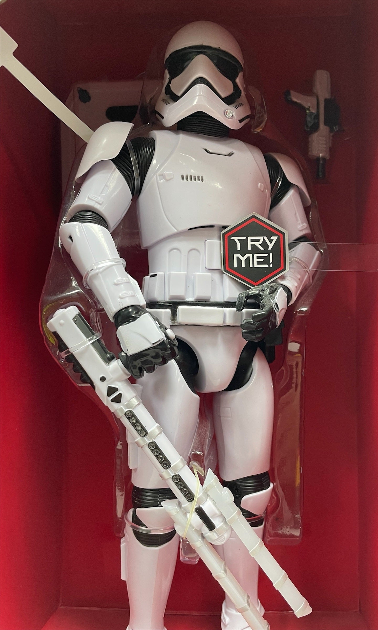 Disney Star Wars 2023 11" Electronic First Order Riot Control Stormtrooper Talking Action Figure With Motion Activated Lights &amp; Sounds - Factory Sealed