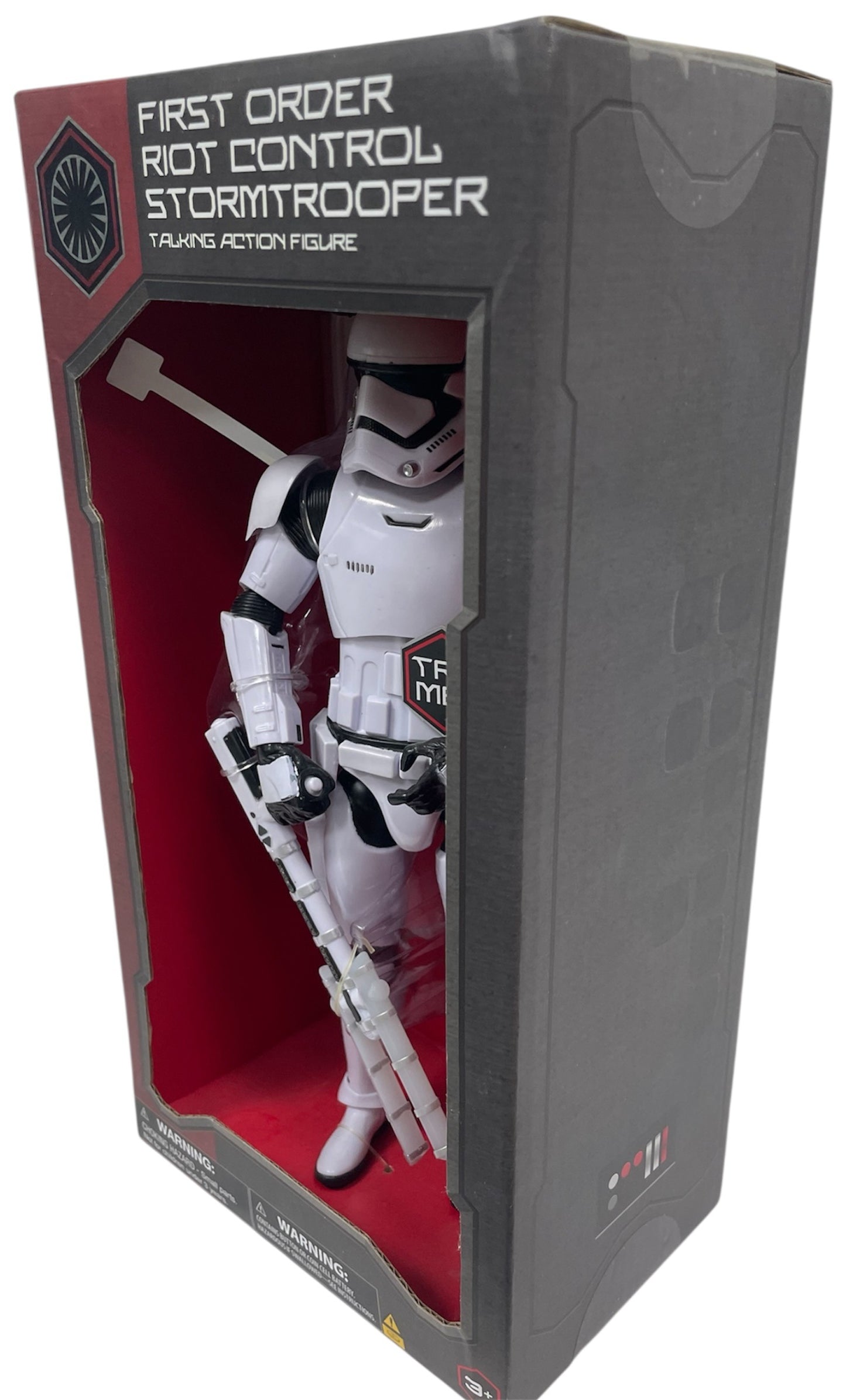 Disney Star Wars 2023 11" Electronic First Order Riot Control Stormtrooper Talking Action Figure With Motion Activated Lights &amp; Sounds - Factory Sealed