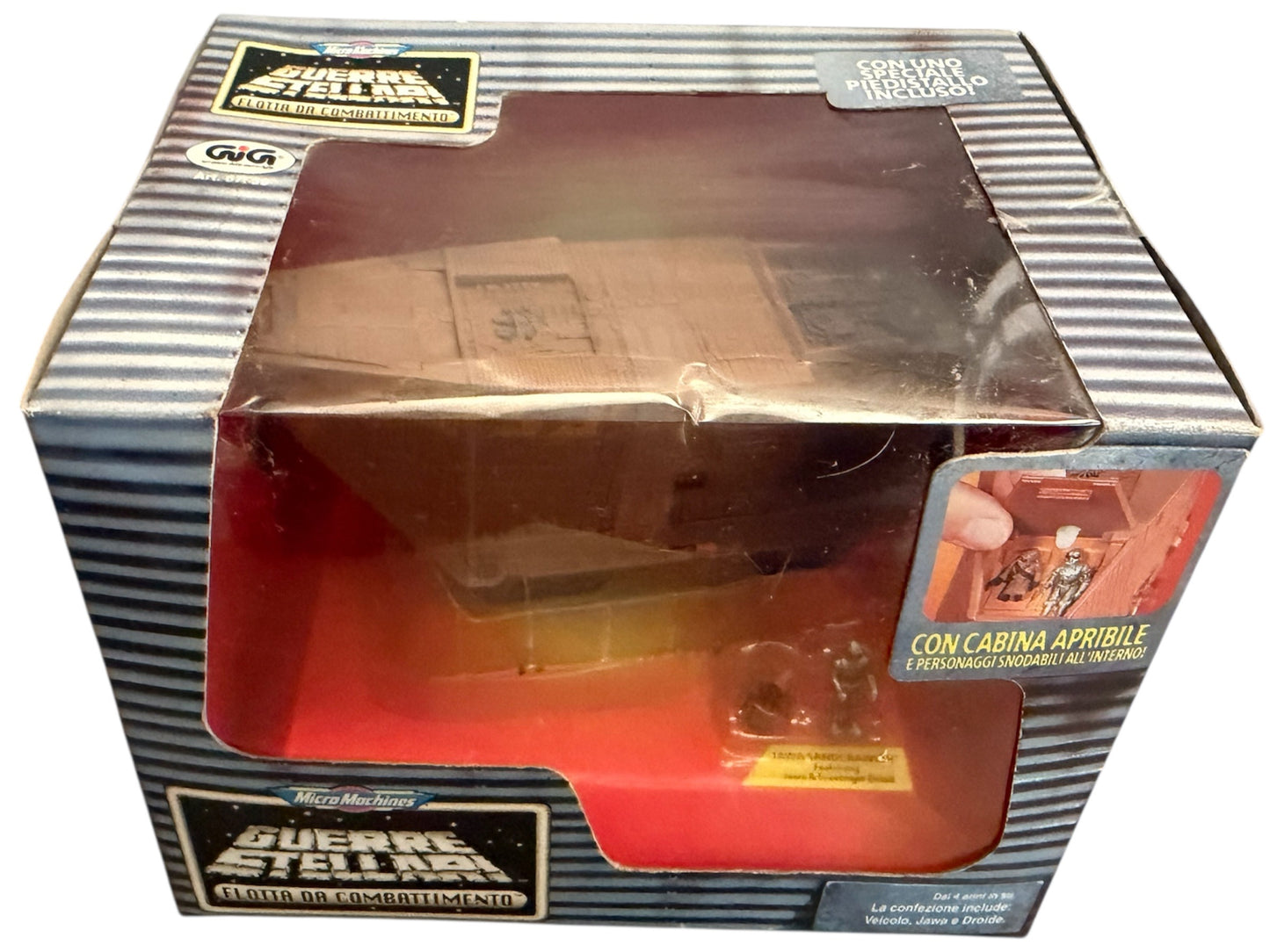 Vintage 1996 Star Wars Micro Machines Action Fleet Jawa Sandcrawler With Mini Jawa &amp; Scavenger Droid Action Figures - Shop Stock Room Find