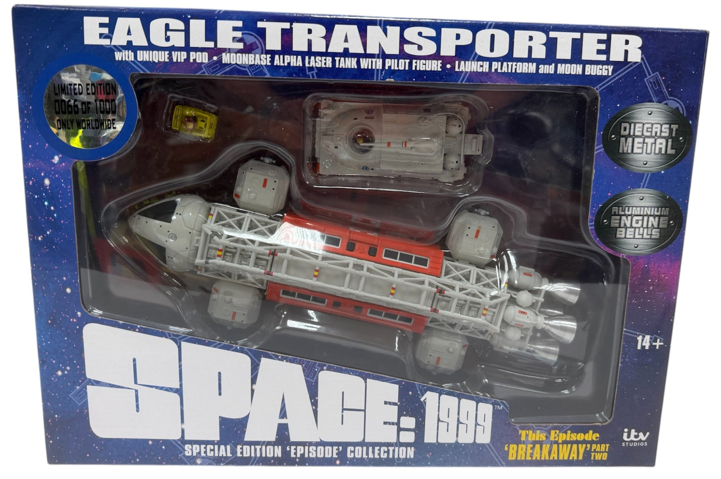 2019 Sixteen 12 Gerry Andersons Space 1999 - This Episode Breakaway Part Two - VIP Eagle Transporter Set Limited Edition Highly Detailed Episode Collection Collectors Model - Brand New Factory Sealed