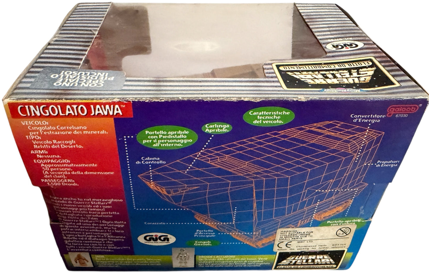 Vintage 1996 Star Wars Micro Machines Action Fleet Jawa Sandcrawler With Mini Jawa &amp; Scavenger Droid Action Figures - Shop Stock Room Find