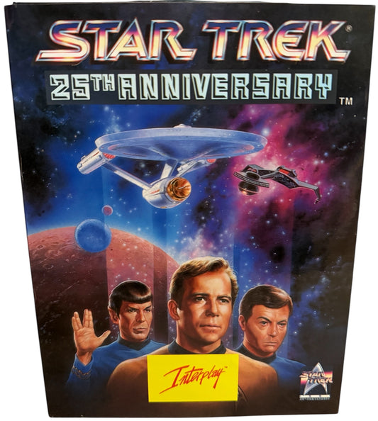 Vintage 1991 Star Trek The Original Series 25th Anniversary Interplay PC Computer Game - Unsold Former Shop Stock