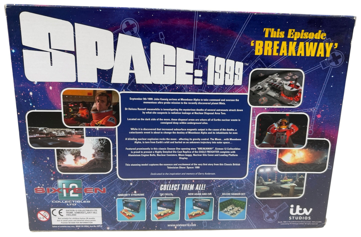 2019 Sixteen 12 Gerry Andersons Space 1999 - This Episode Breakaway Eagle Freighter Set Limited Edition Highly Detailed Episode Collection Collectors Model - Brand New Factory Sealed