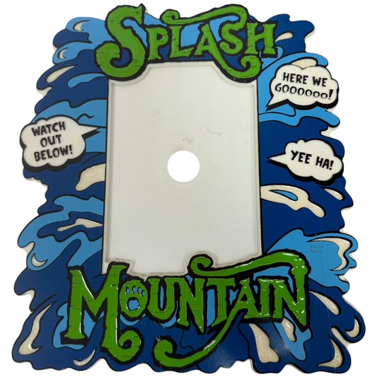 Vintage 1999 Walt Disney World - Splash Mountain Photo Picture Frame - Very Very Rare