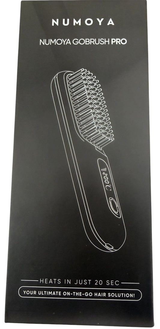 Numoya Go Brush Pro Cordless Portable Rechargeable Hair Straightener - Brand New Ex Shop Stock