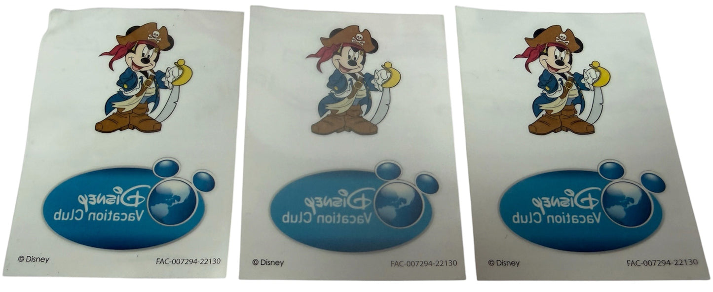 2022 Disney Cruise Line - Riviera Resort - Disney Vacation Club Lithograph Print + 3 x Vacation Club Pirate Stickers
