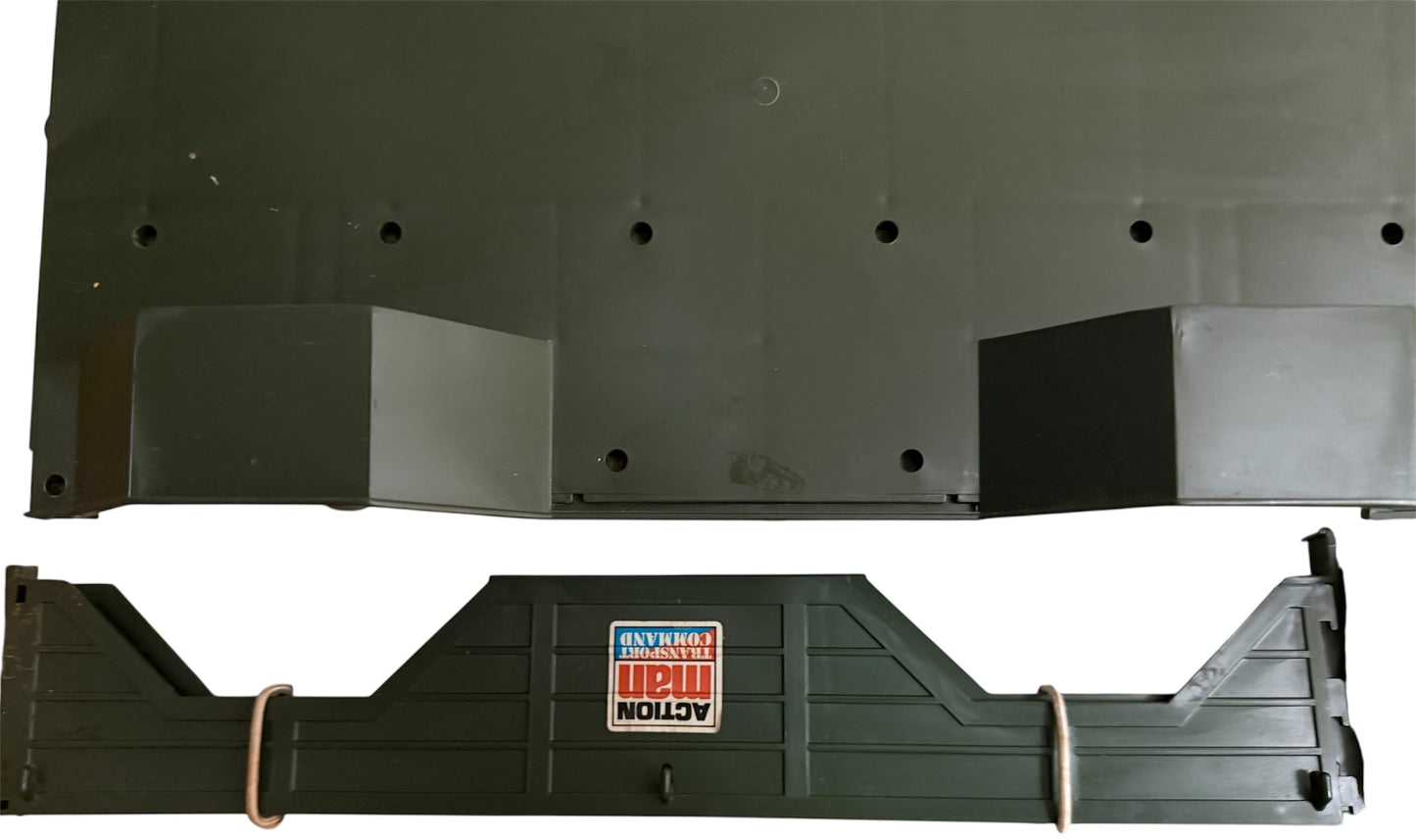 Vintage Palitoy 1975 Action Man Trailer With Drop Down Tailboard And Easy To Assemble Canopy - In The Original Box