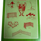 Vintage 1985 Subbuteo Table Soccer Football Game 447 Light Weights Tottenham Hotspur / Bolton Wanderers, Preston North End or Derby County Team Table Soccer .00 Scale Edition Fantastic Condition In The Original Box