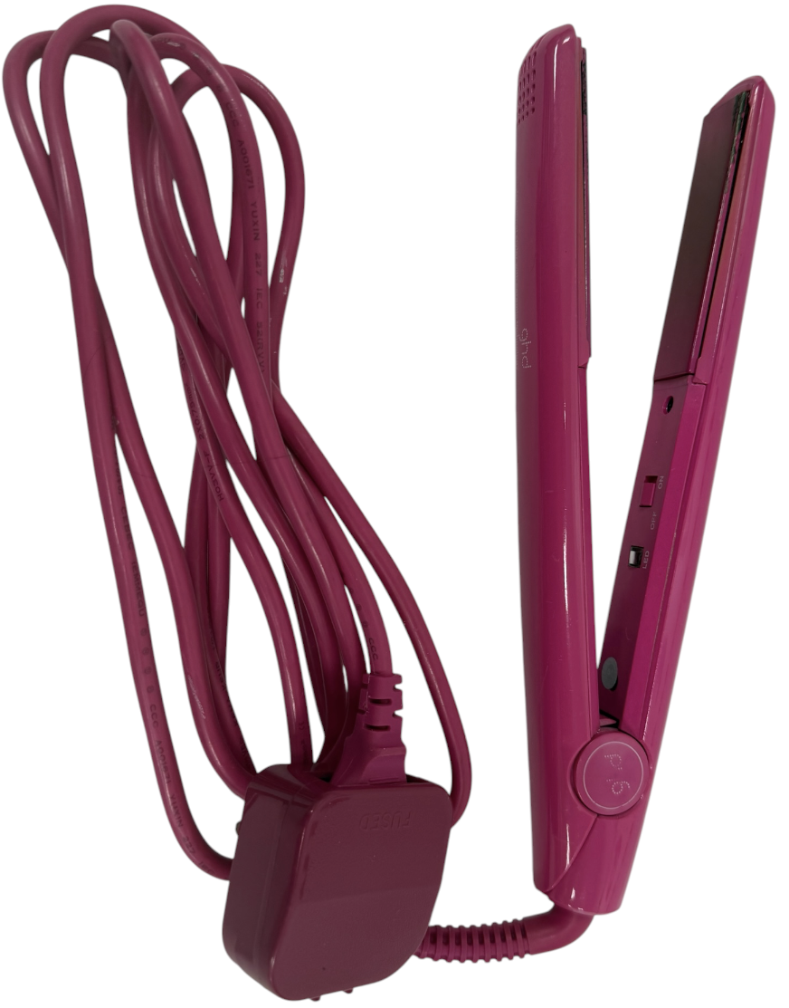 GHD Pink Hair Straighteners - Flat Iron - Professional Hair Styling With Ceramic Technology - Very Good Condition & Fully Working