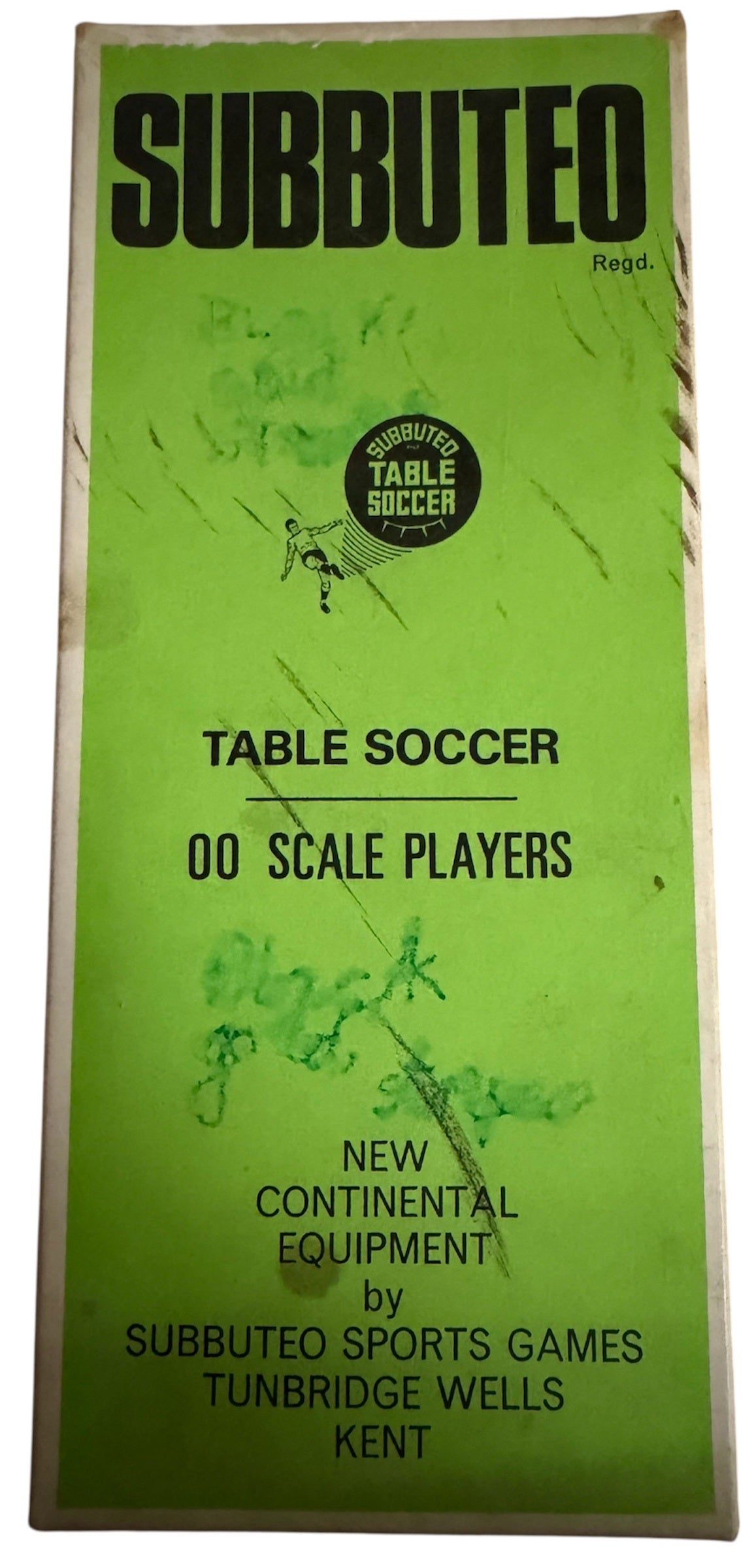 Vintage 1970's Subbuteo Table Soccer Football Game Heavy Weights No. 30 .00 Scale Edition In The Original Box
