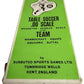 Vintage 1970's Subbuteo Table Soccer Football Game Heavy Weights No. 160 .00 Scale Edition In The Original Box