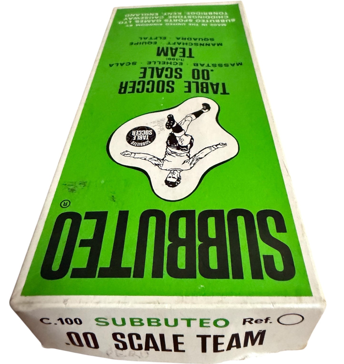 Vintage Rare 1978 Subbuteo Table Soccer Football Game C.100 Heavy Weights Peru Ref No. 159 Table Soccer .00 Scale Edition Fantastic Condition In The Original Box