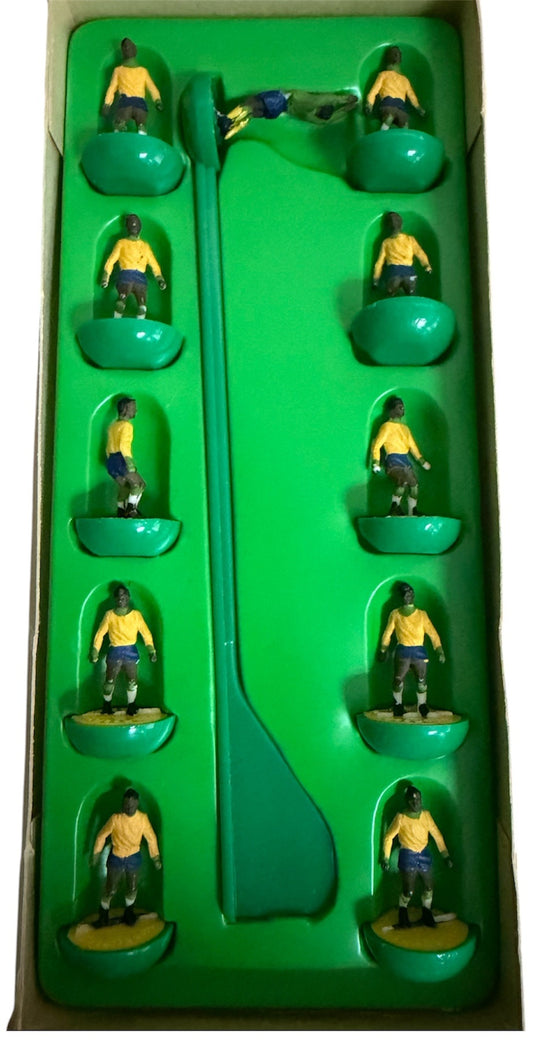 Vintage Rare 1976 Subbuteo Table Soccer Football Game C.100 Heavy Weights Brazil Ref No. 50 Table Soccer .00 Scale Edition Fantastic Condition In The Original Box