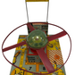 Vintage 1950's Louis Marx Toys - Space Satellite Launching Tin Litho Toy - In Working Condition