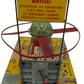 Vintage 1950's Louis Marx Toys - Space Satellite Launching Tin Litho Toy - In Working Condition