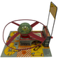 Vintage 1950's Louis Marx Toys - Space Satellite Launching Tin Litho Toy - In Working Condition