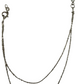 Vintage Dainty 925 Sterling Silver Double Strand Crystal Drop Necklace
