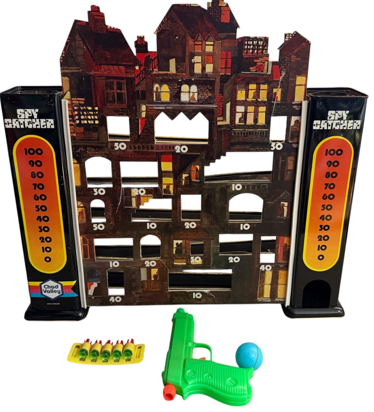 Vintage Chad Valley 1975 - Spy Catcher - The Moving Target Game - Fantastic Condition Complete In The Original Box (Copy)