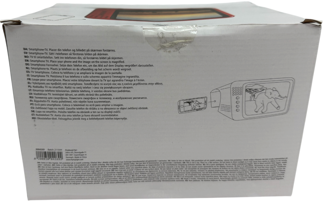 2020 Zebra AS Smart Phone TV Magnifier Viewer - Brand New Ex Shop Stock.