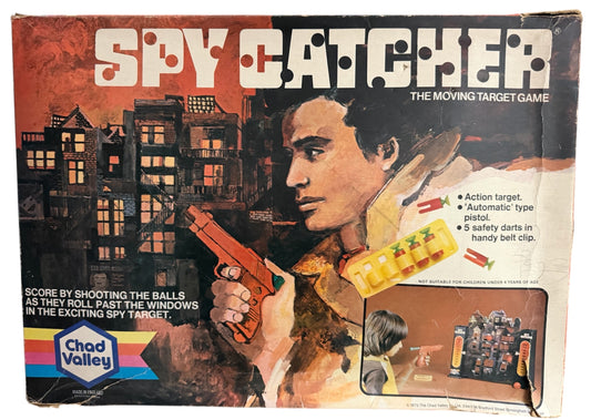 Vintage Chad Valley 1975 - Spy Catcher - The Moving Target Game - Fantastic Condition Complete In The Original Box (Copy)