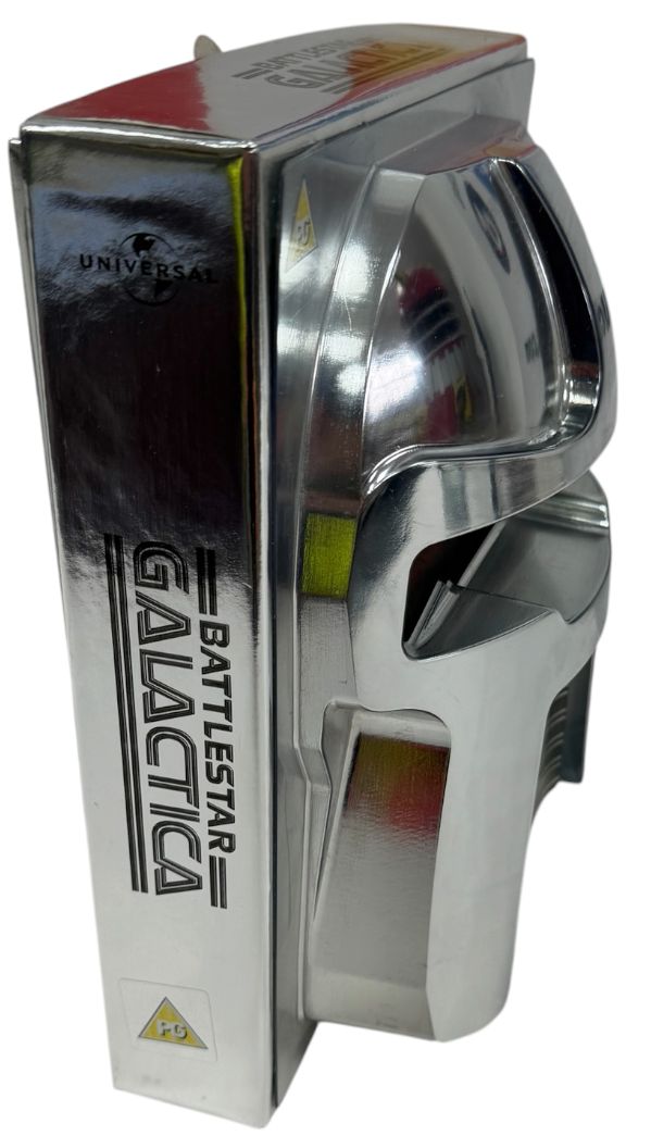 Vintage 2003 Universal - Battlestar Galactica The Complete Series - DVD Box Set In Cylon Warrior Head - Ex Shop Stock