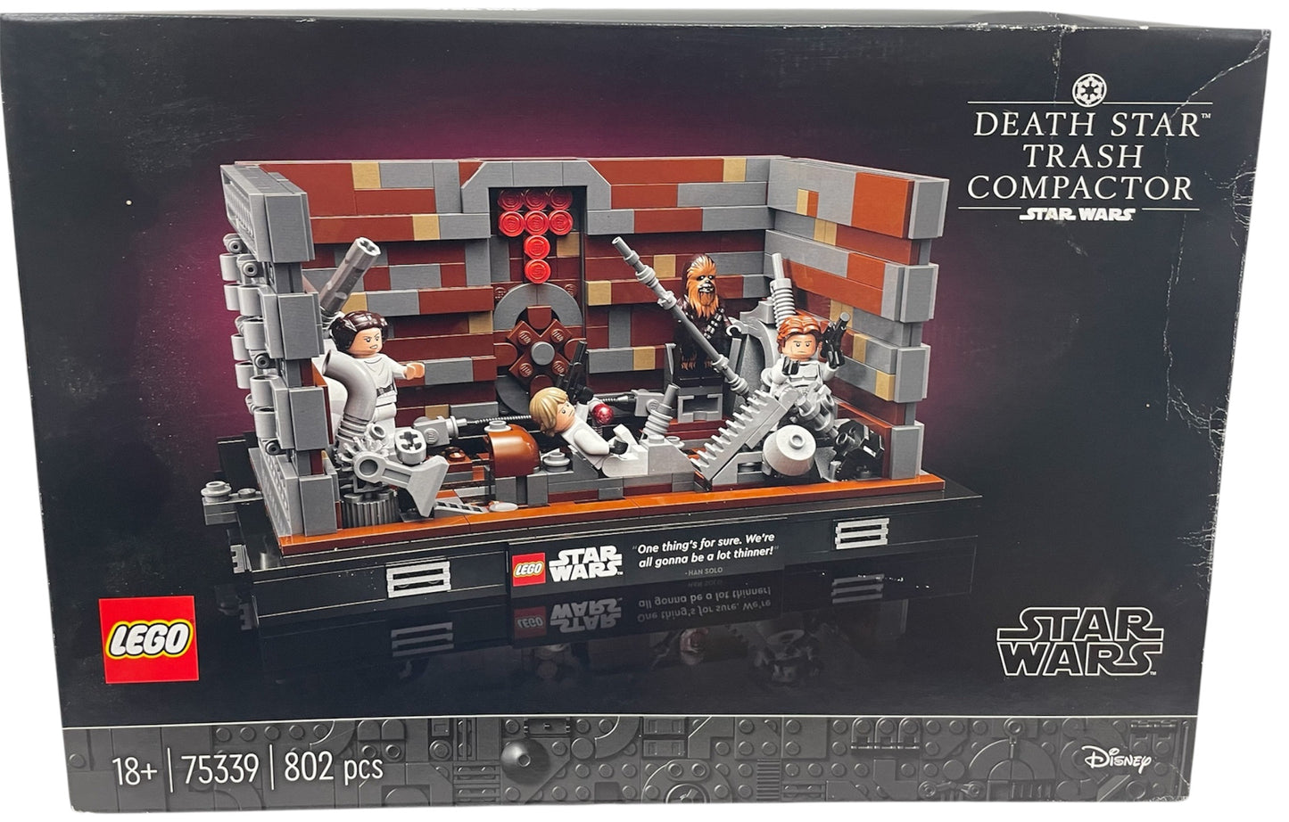 Disney / Lego 2022 Star Wars The Original Trilogy - Death Star Trash Compactor - Building Blocks Construction Set Number 75339 - Brand New Factory Sealed