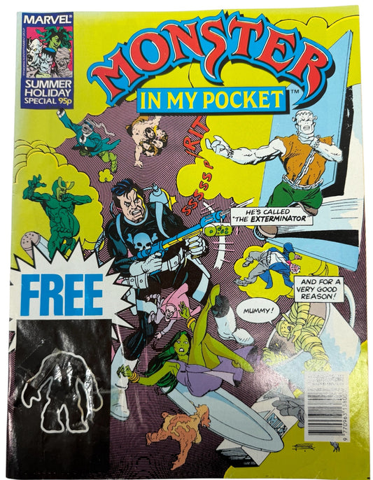 Vintage Marvel UK 1991 - Summer Special - Monster In My Pocket Comic - Ultra Rare Copy In Fantastic Condition (6.5 Grade)