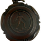 Vintage Football Medal Fob Pendant Bronze Brass Unengraved Soccer Collectible 1930s 1940s 1950s - Fantastic Condition