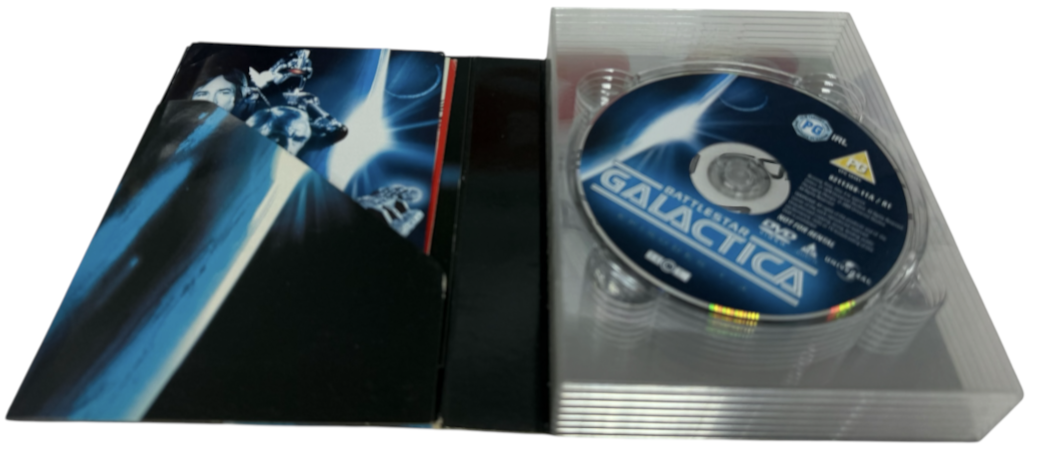 Vintage 2003 Universal - Battlestar Galactica The Complete Series - DVD Box Set In Cylon Warrior Head - Ex Shop Stock