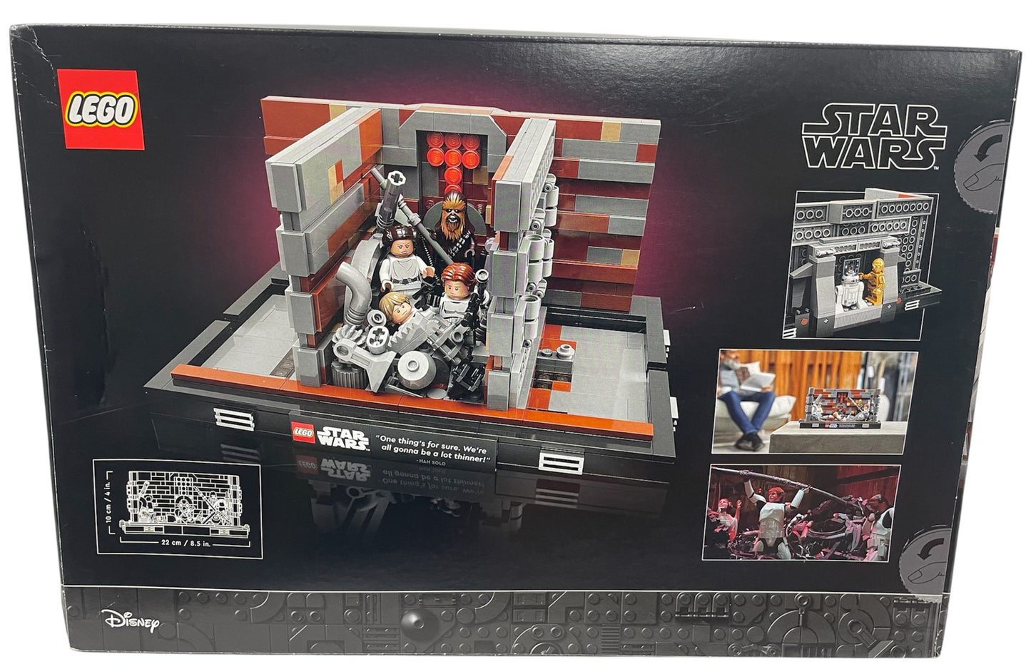 Disney / Lego 2022 Star Wars The Original Trilogy - Death Star Trash Compactor - Building Blocks Construction Set Number 75339 - Brand New Factory Sealed