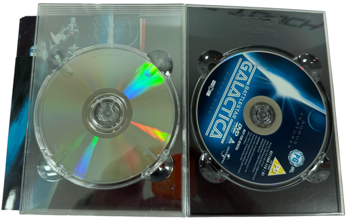 Vintage 2003 Universal - Battlestar Galactica The Complete Series - DVD Box Set In Cylon Warrior Head - Ex Shop Stock