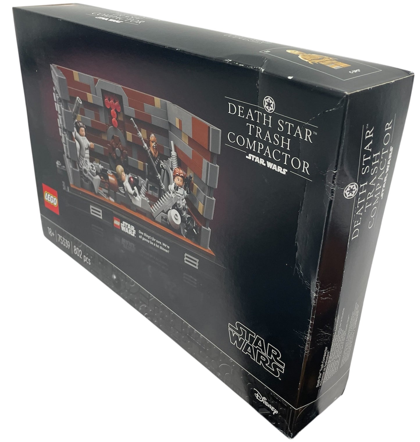 Disney / Lego 2022 Star Wars The Original Trilogy - Death Star Trash Compactor - Building Blocks Construction Set Number 75339 - Brand New Factory Sealed