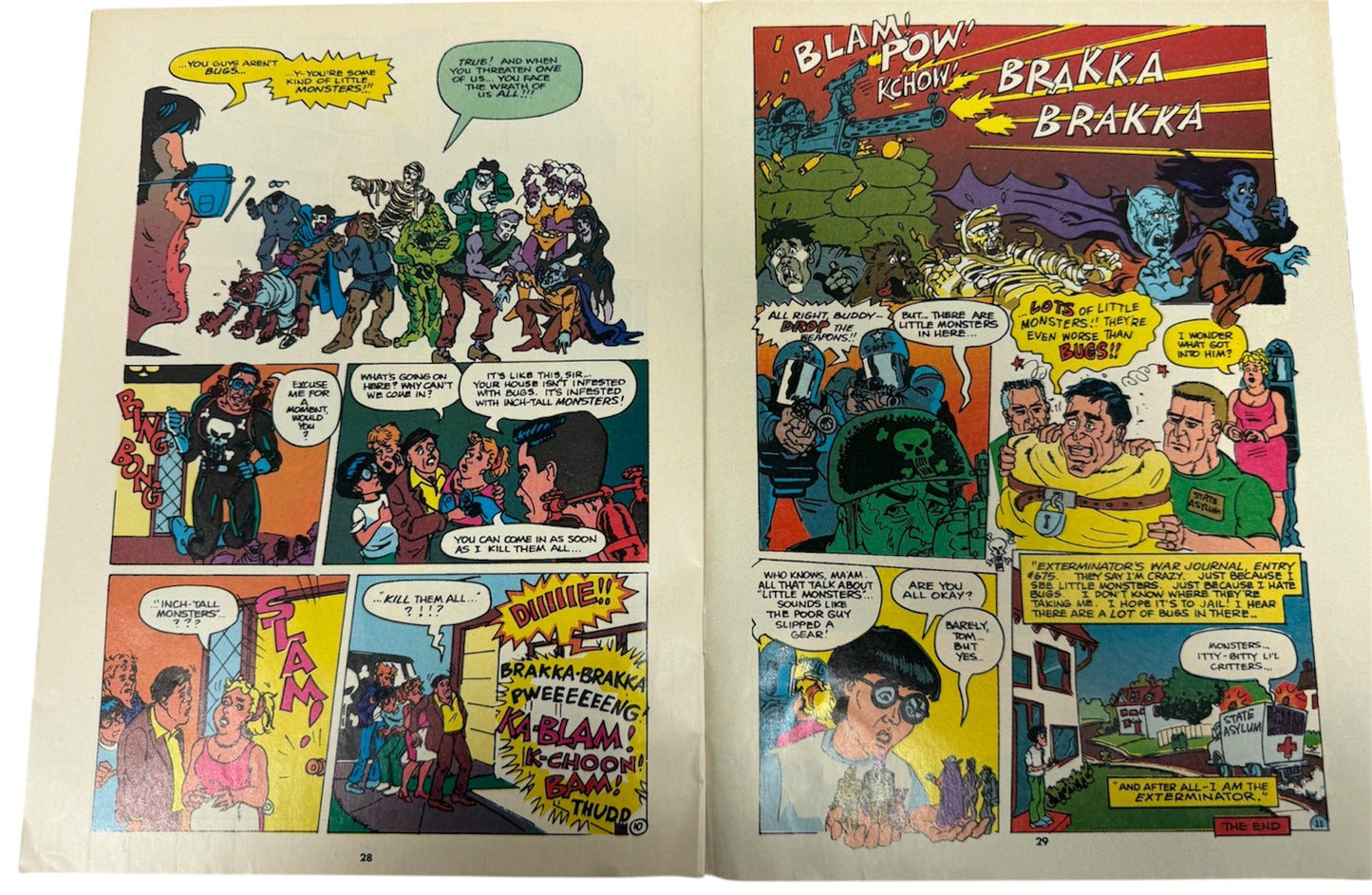 Vintage Marvel UK 1991 - Summer Special - Monster In My Pocket Comic - Ultra Rare Copy In Fantastic Condition (6.5 Grade)