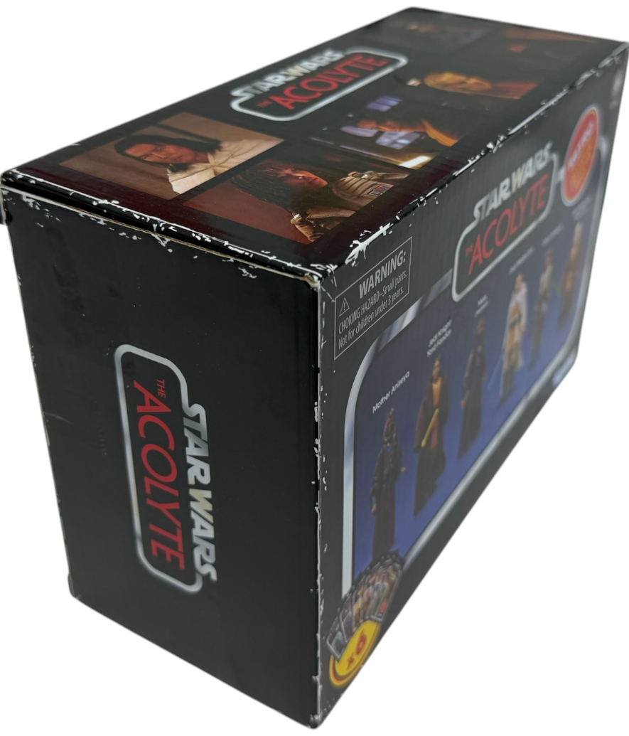 Kenner 2024 Star Wars Retro Collection - The Acolyte Action Figure Box Set Of All 6 Figures - Brand New Factory Sealed Ex Shop Stock.