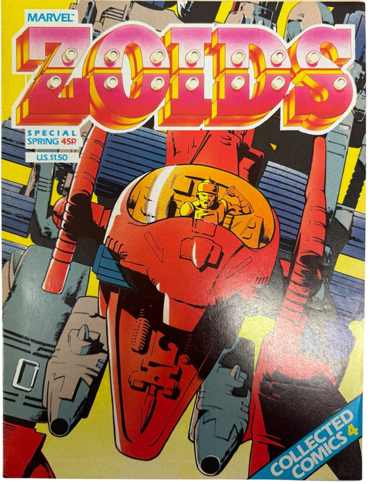 Vintage Marvel UK 1987 - Spring Special - Zoids Comic - Ultra Rare Copy In Fantastic Condition (8.0 Grade)
