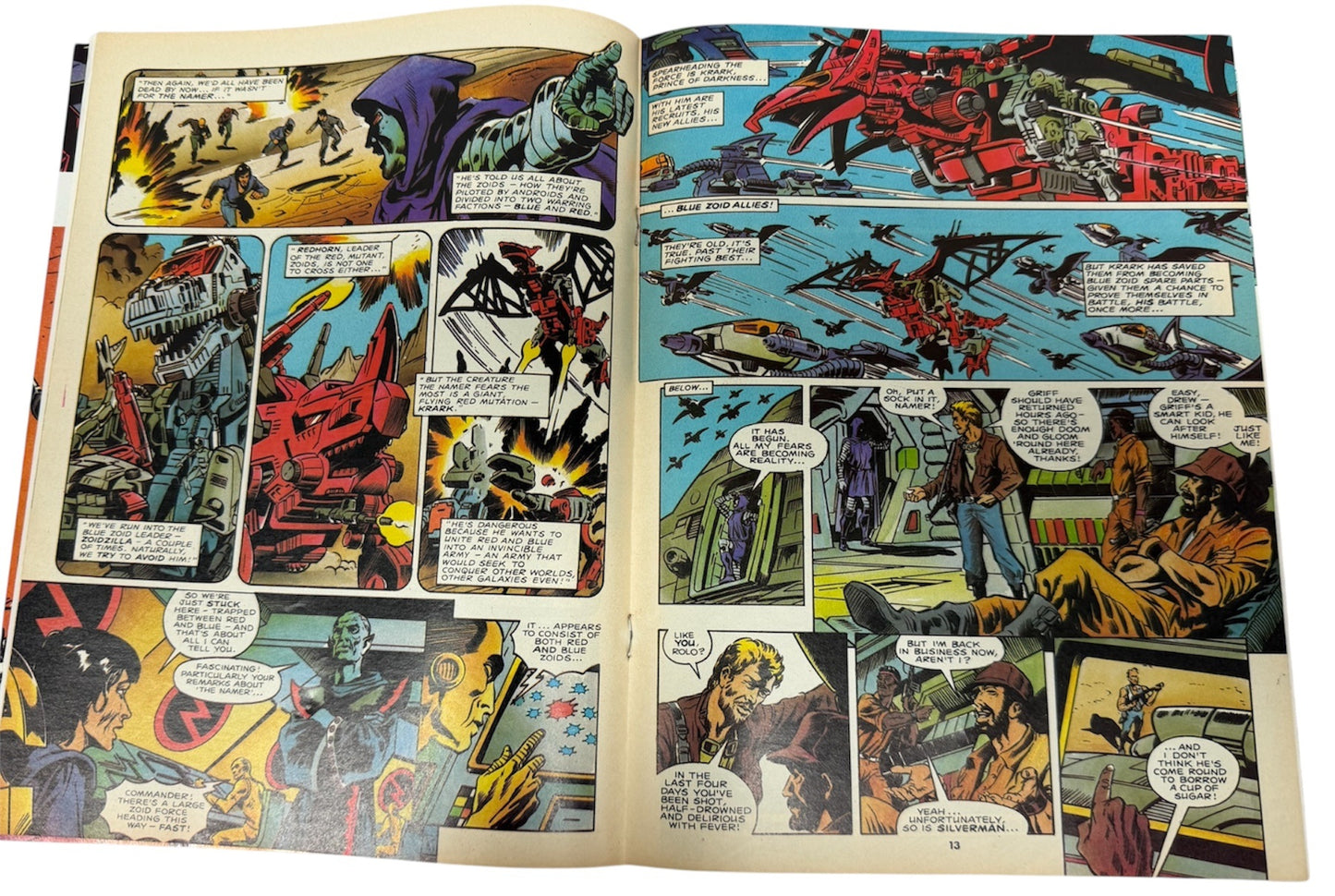 Vintage Marvel UK 1987 - Spring Special - Zoids Comic - Ultra Rare Copy In Fantastic Condition (8.0 Grade)